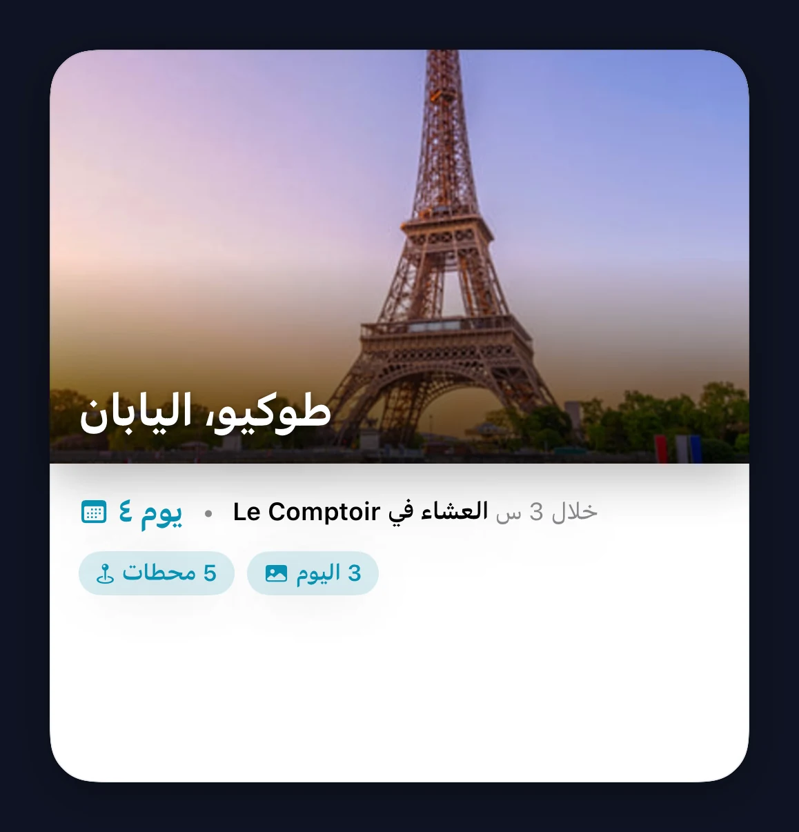 رحلة القطعة الكبيرة مع الخريطة المدمجة