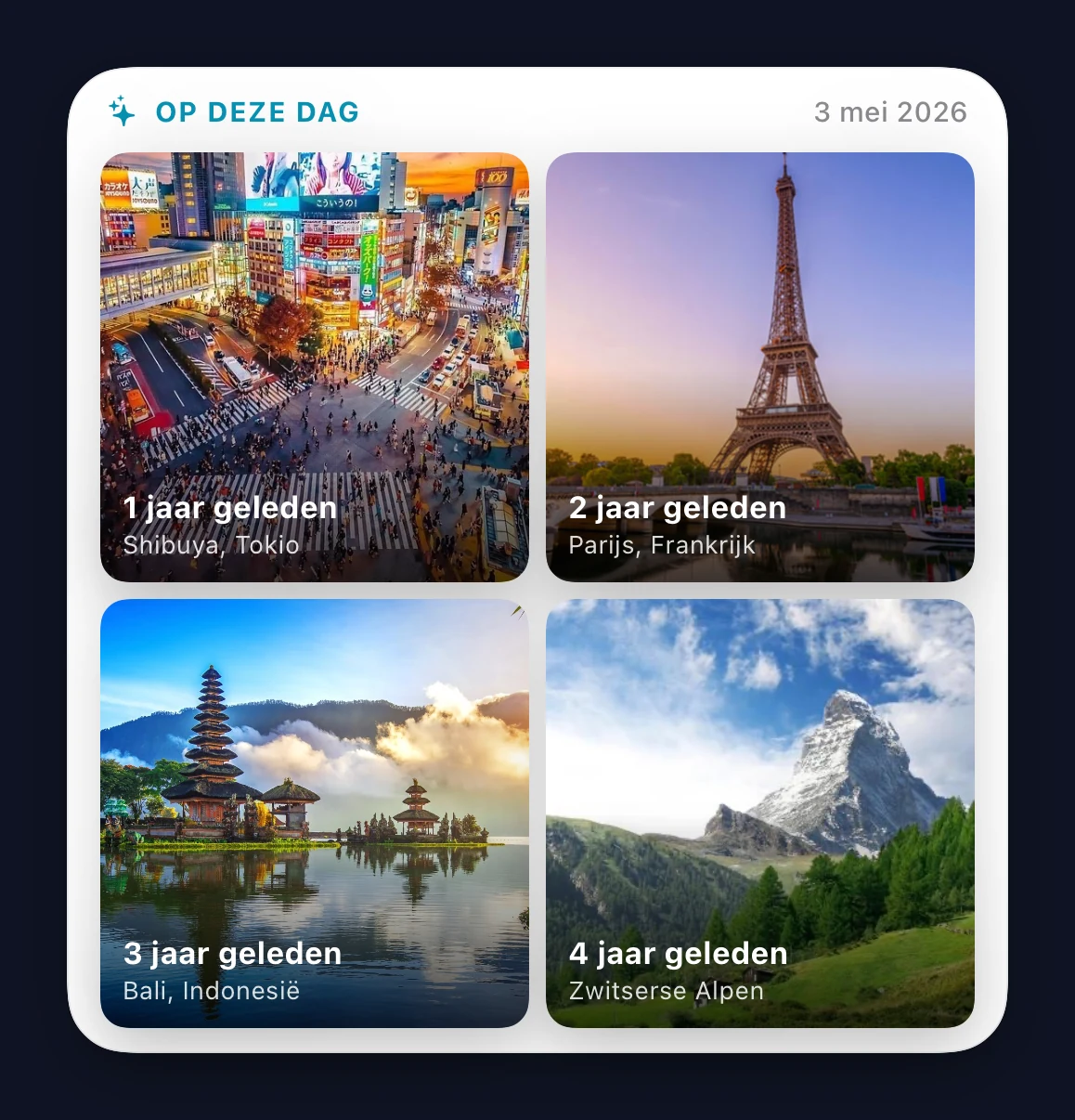 Op deze dag grote widget